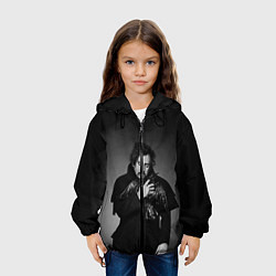 Куртка с капюшоном детская Тим Бёртон, цвет: 3D-черный — фото 2
