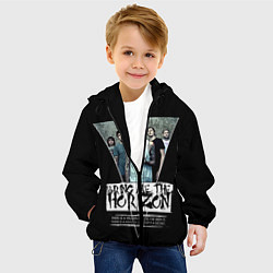 Куртка с капюшоном детская Bring Me The Horizon, цвет: 3D-черный — фото 2
