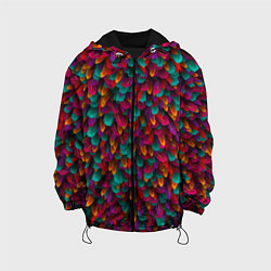Детская куртка Разноцветные перья