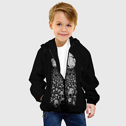 Куртка с капюшоном детская Лунный охотник, цвет: 3D-черный — фото 2