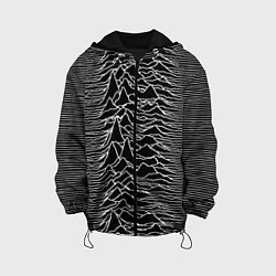 Куртка с капюшоном детская Joy Division: Unknown Pleasures, цвет: 3D-черный