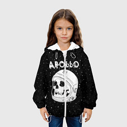 Куртка с капюшоном детская Apollo, цвет: 3D-белый — фото 2