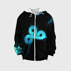 Куртка с капюшоном детская Cloud 9: Black collection, цвет: 3D-белый