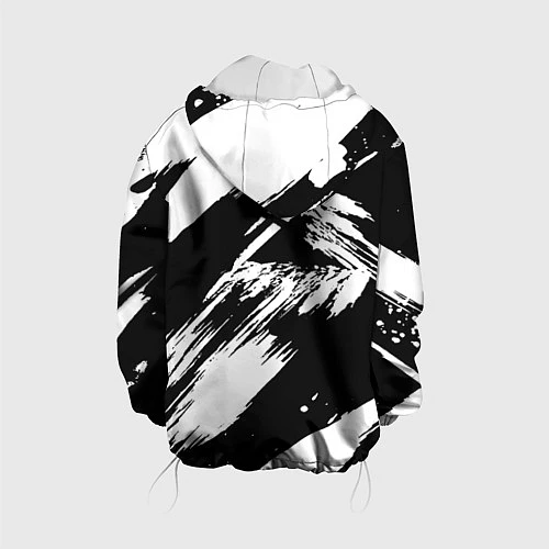 Детская куртка Чёрно-белый / 3D-Белый – фото 2