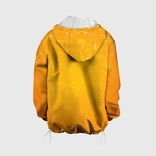 Детская куртка Bitcoin Orange / 3D-Белый – фото 2