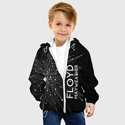Куртка с капюшоном детская Floyd Mayweather: Lines, цвет: 3D-белый — фото 2