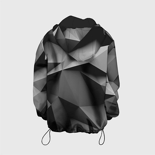 Детская куртка Gray abstraction / 3D-Черный – фото 2