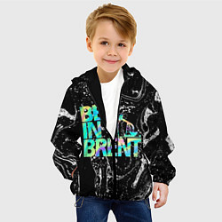 Куртка с капюшоном детская Be in brent, цвет: 3D-черный — фото 2