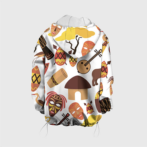 Детская куртка Гамбия / 3D-Белый – фото 2