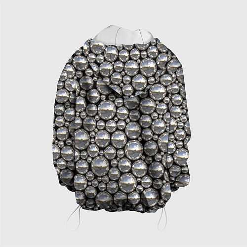 Детская куртка Серебряные шары / 3D-Белый – фото 2
