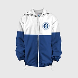 Куртка с капюшоном детская Chelsea FC: Light Blue, цвет: 3D-белый
