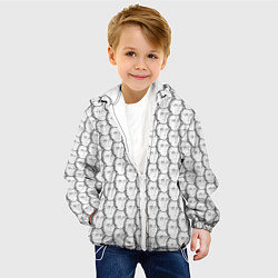 Куртка с капюшоном детская OnePunchMan, цвет: 3D-белый — фото 2