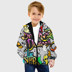 Куртка с капюшоном детская Break Show Dance, цвет: 3D-черный — фото 2