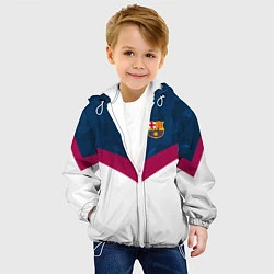 Куртка с капюшоном детская Barcelona FC: Sport, цвет: 3D-белый — фото 2