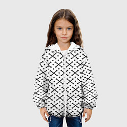 Куртка с капюшоном детская Кости, цвет: 3D-белый — фото 2