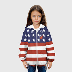 Куртка с капюшоном детская Atletico Madrid: Stars line, цвет: 3D-белый — фото 2
