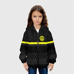 Куртка с капюшоном детская FC Borussia 2018 Original #3, цвет: 3D-черный — фото 2