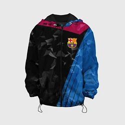 Куртка с капюшоном детская FC Barcelona: Abstract, цвет: 3D-черный