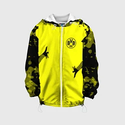 Куртка с капюшоном детская FC Borussia Dortmund: Yellow Original, цвет: 3D-белый