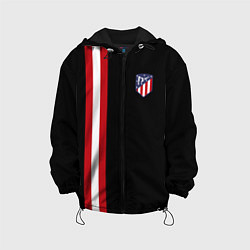 Куртка с капюшоном детская FC Atletico Madrid: Red Line, цвет: 3D-черный