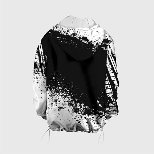 Детская куртка Honda: Black Spray / 3D-Белый – фото 2