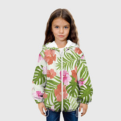 Куртка с капюшоном детская Baby Doll Tropic, цвет: 3D-белый — фото 2