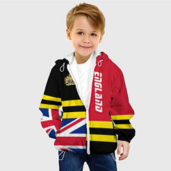 Куртка с капюшоном детская ENGLAND, цвет: 3D-белый — фото 2