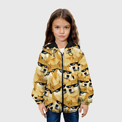 Куртка с капюшоном детская Doge: Deal with it, цвет: 3D-черный — фото 2