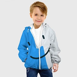 Куртка с капюшоном детская Mac OS Smile, цвет: 3D-белый — фото 2