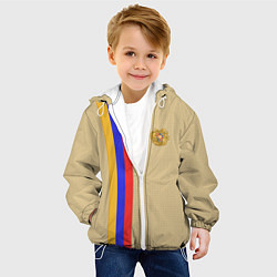 Куртка с капюшоном детская Armenia Style, цвет: 3D-белый — фото 2