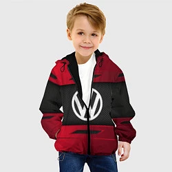Куртка с капюшоном детская Volkswagen Collection, цвет: 3D-черный — фото 2