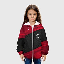 Куртка с капюшоном детская Volvo: Red Sport, цвет: 3D-белый — фото 2