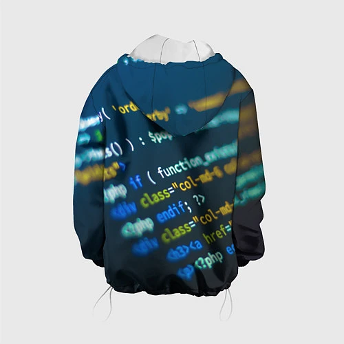 Детская куртка Programming Collection / 3D-Белый – фото 2