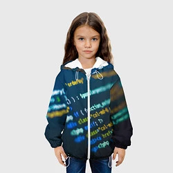 Куртка с капюшоном детская Programming Collection, цвет: 3D-белый — фото 2