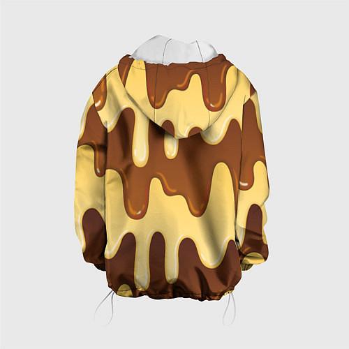 Детская куртка Тающий шоколад / 3D-Белый – фото 2