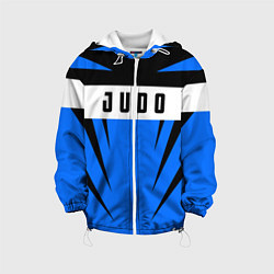Куртка с капюшоном детская Judo Fighter, цвет: 3D-белый