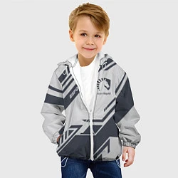 Куртка с капюшоном детская Team Liquid: Grey E-Sport, цвет: 3D-белый — фото 2