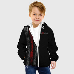 Куртка с капюшоном детская God of War: Black Style, цвет: 3D-белый — фото 2