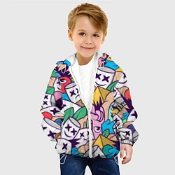 Куртка с капюшоном детская Marshmallow Colour, цвет: 3D-белый — фото 2