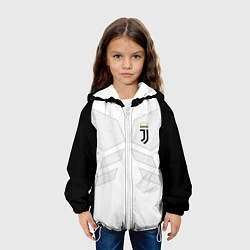 Куртка с капюшоном детская JUVENTUS SPORT, цвет: 3D-белый — фото 2