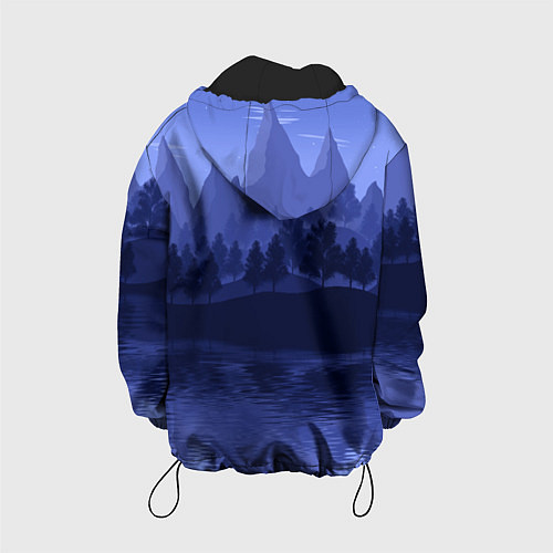 Детская куртка Firewatch Mountains / 3D-Черный – фото 2