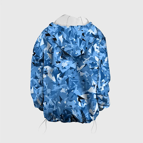 Детская куртка Сине-бело-голубой лев / 3D-Белый – фото 2