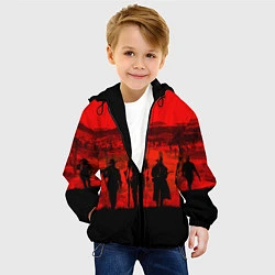 Куртка с капюшоном детская RDR 2: Sunset, цвет: 3D-черный — фото 2