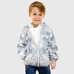 Куртка с капюшоном детская PUBG: Lightning Guard, цвет: 3D-белый — фото 2