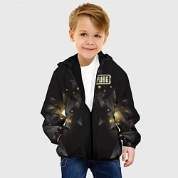 Куртка с капюшоном детская PUBG: Night Fireflies, цвет: 3D-черный — фото 2