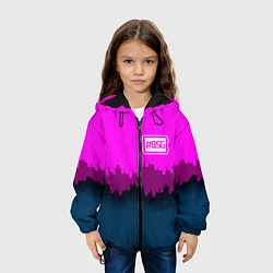 Куртка с капюшоном детская BSG: Neon City, цвет: 3D-черный — фото 2