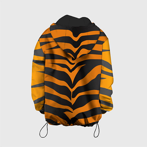 Детская куртка Шкура тигра / 3D-Черный – фото 2