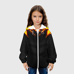 Куртка с капюшоном детская Cyberpunk 2077: Android, цвет: 3D-белый — фото 2