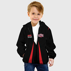 Куртка с капюшоном детская MMA Elite, цвет: 3D-черный — фото 2
