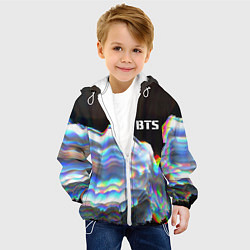 Куртка с капюшоном детская BTS: Spectroscopy, цвет: 3D-белый — фото 2